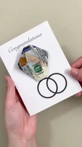 A post by @valentinabalance on TikTok caption: 30 second wedding gift last minute #diy #giftideas