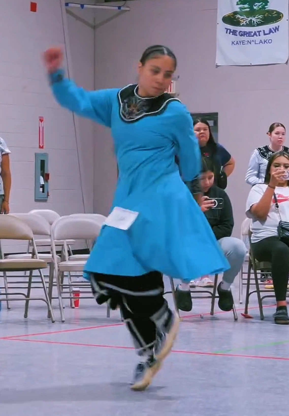 A post by @nativeamericancultures on TikTok caption: Women's Smoke Dance 1 // Oneida Solidarity Day Oneida Nation of the Thames #halonamediaus #nativeamerican #indigenous #powwows #nativeamericanmusic #powwowtrail #cree #nativepride #comanche #cherokee #nativepeople #sioux #navajos #firstnations #history #dance #jingledress #culture #suite #viral #foryou #fpy 