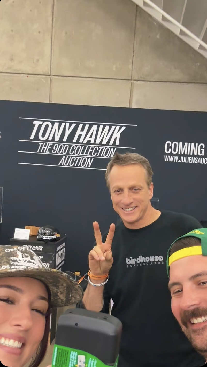 A post by @mariomirante on TikTok caption: Nice meeting you @Tony Hawk :) Thank you @X Games for having us!!! #xgames #xgamesslc #ad 