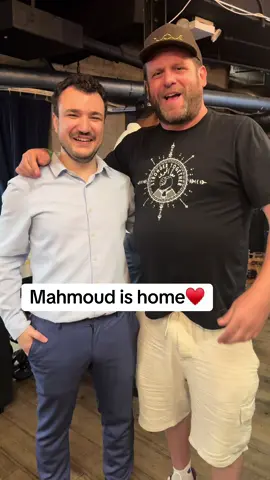 A post by @jacobbergeractor on TikTok caption: Got to meet the legend Mahmoud Khalil♥️welcome home habibi