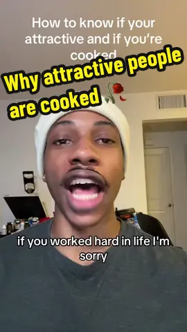 A post by @advicefromlouisreloaded on TikTok caption: Why attractive people are cooked #AdviceFromLouis #Satire