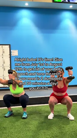 A post by @julesfitfromladder on TikTok caption: Start the 1st for free! Link in bio! I got you babe! #dumbbell #abworkout #transformation #toned #workoutplan #deepcore #pilates #dumbbellworkout #challenge #dumbbellworkout #deepcoreexercises 