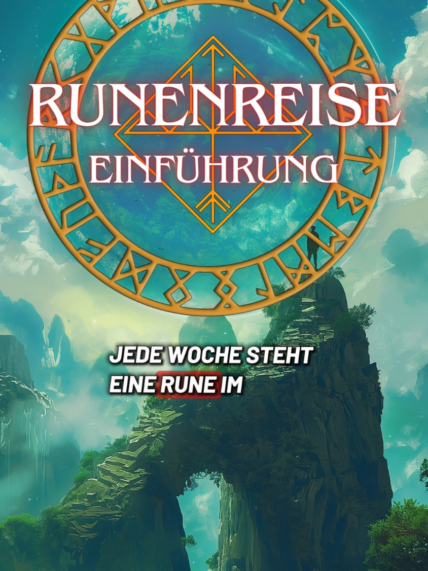 A post by @greater_magic on TikTok caption: Einführung in die Runenreise. Die vollständige Runenreise mit den 24 Runen findest du bei mir im Abo-Bereich #runenmagie #runen #runenreise 