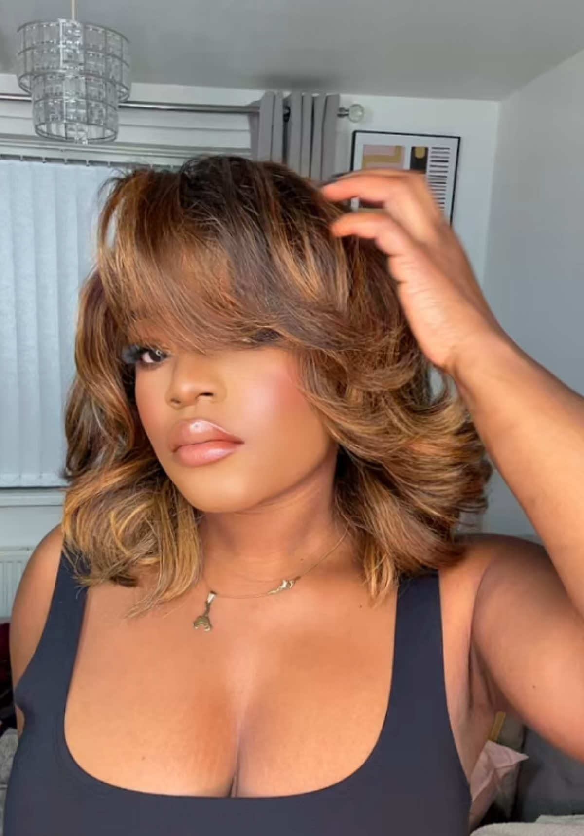 A post by @ on TikTok caption: #wig #fyp #viral