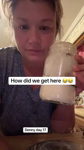 A post by @autism_mom_life on TikTok caption: I went from no sourdough starters to 3 active ones within a few days time. It can be a bit much feeding them all so I’m gonna put Denny and Elsa in the fridge for a bit until I bake with them #autismmomlife #sourdough #sourdoughbread #sourdoughstarter #sourdoughtok #sourdoughforbeginners #sourdoughbaking 