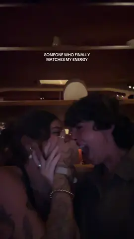 A post by @sam_wyatt on TikTok caption: we were in a very crowded bar and she still did not disappoint 