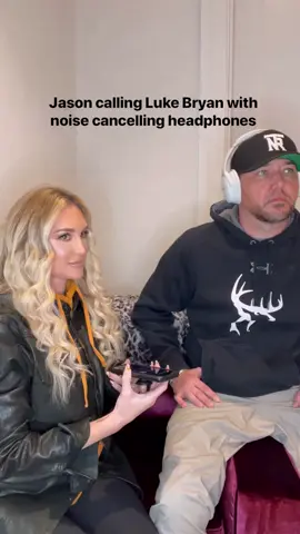 A post by @the615house on TikTok caption: Who remembers when @Jason Aldean called @Luke Bryan with noise canceling headphones? 😂😂 #countrymusic #funny #call #share #tb #fortnash 🎥: @Brittanyaldean 