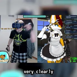A post by @durrvish on TikTok caption: Proof Im not Jerma #furry #furryfandom #vtuber #streamer #vrchat #virtualreality #fullbodytracking #vr