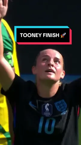 A post by @england on TikTok caption: A trademark Tooney finish 💫 #england #lionesses #ellatoone #EnglandvsJamaica @Ella Toone 