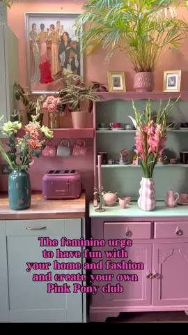 A post by @weeny_victorian_house on TikTok caption: My name is Pink and I am really pleased to meet you. Actually it’s Nikki but I love pink everything so much I am thinking of changing my name, shall I? 😂💗 #pink #pinkeverything #ilovepink #pinkhome #pinkdecor #pinkhair #pinkhairdontcare 