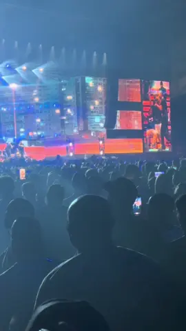 A post by @youssefswatts on TikTok caption: Quand IAM m’invite pour rapper Demain c’est loin devant un Vélodrome plein à craquer 🤯 Encore un rêve de gosse qui se réalise 🥲 Vive le rap ❤️