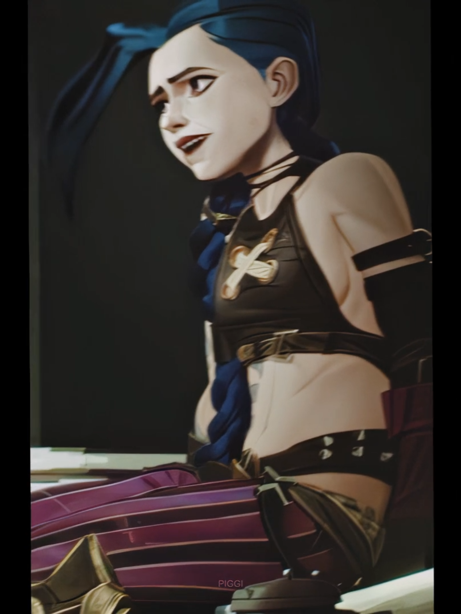 A post by @piggi.ae on TikTok caption: #jinx #arcane