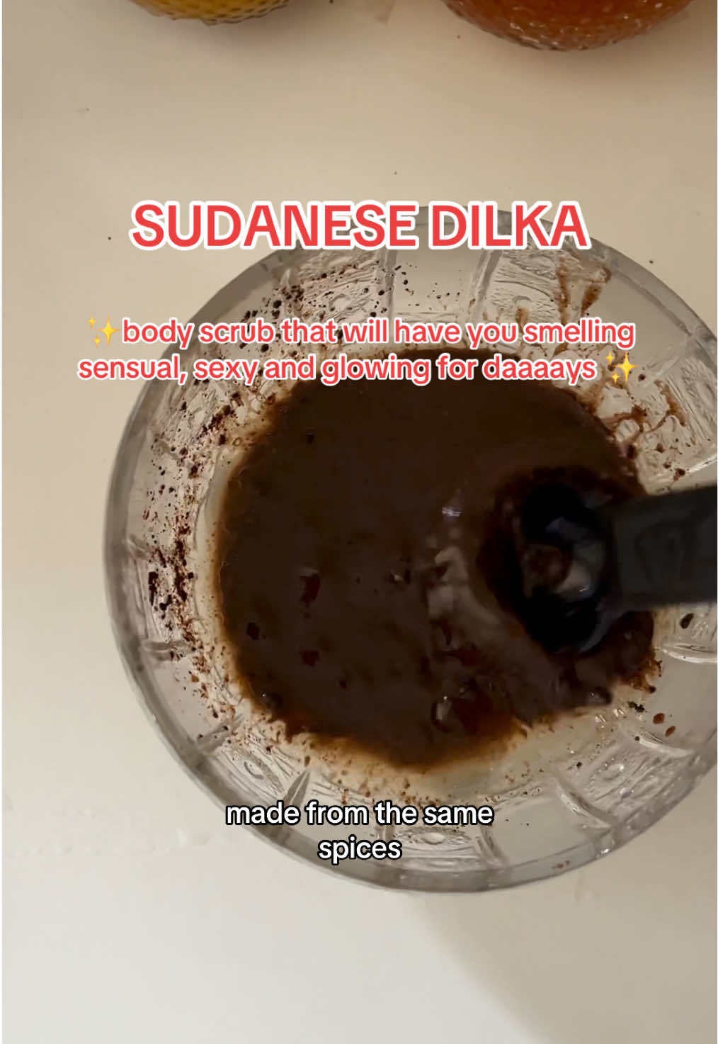 A post by @lifewithmaab on TikTok caption: Dilka really is that gwworrlll 🤏🏾🤏🏾 #sudanese_tiktok #bodycare #bodycareroutine #blackgirlskincare #showertok #sudaneseperfume #sudanesetradition #creatorsearchinsights #dilka