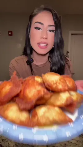 A post by @skylarrr_marie on TikTok caption: Making Crab Rangoon part 1 #foodtok #Tatcha #eatwithme #cookwithme #skylarmarie #crabrangoon #cooking #recipes #crab 