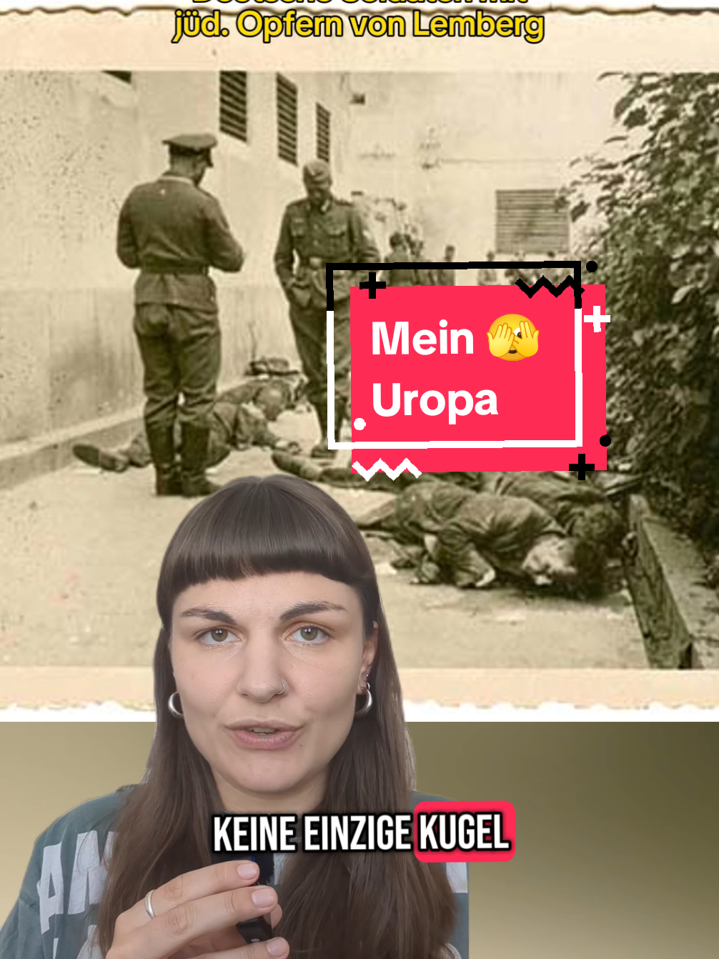 A post by @keine.erinnerungskultur on TikTok caption: Mein Uropa und das Massaker von Lemberg. 