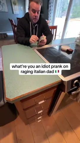 A post by @theragingitalian on TikTok caption: 😂😂 pops was mad from the get go #foryoupage #foryou #fyp #fypp #fy #viral #rage #funny #raging #italian #dad #fypage #theragingitalian #prank #fake #fakeaudio #fakebody #trending #trend #joke #idiot #clips #pops #mad #angry 