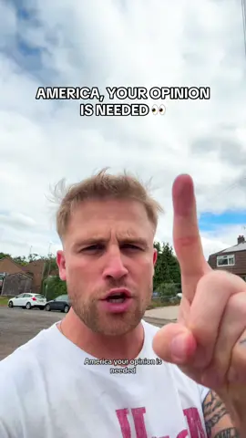 A post by @imjoshfromengland2 on TikTok caption: America, it’s time for your opinion… 👀 #ukvsusa #brit #america  