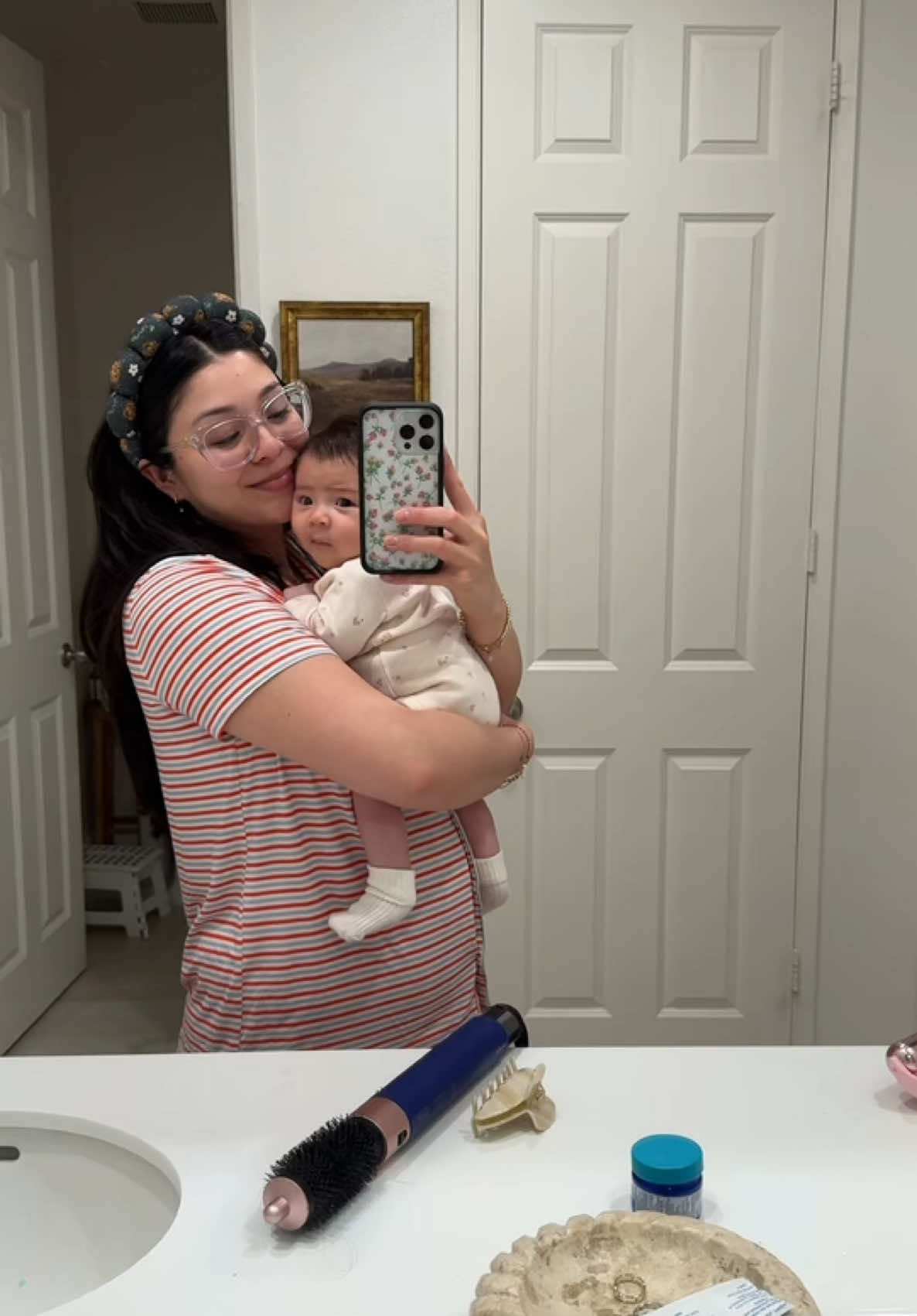 A post by @edithxbella on TikTok caption: quiet lately.. heart full, home even fuller 🤍