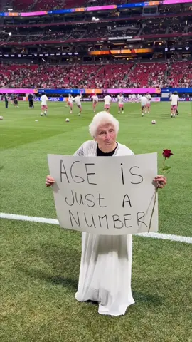 A post by @rosssmith on TikTok caption: Granny & Messi have a game day wedding 👰🏼🤵🏻💍  #fifacwc #messi #soccer @FIFAClubWorldCup 