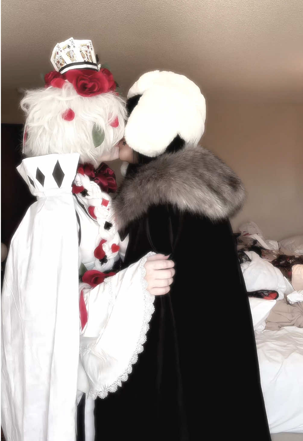 A post by @lilacbroccolib on TikTok caption: Let’s be friends  Nikolai: @Glitch  #bsd #bungoustraydogs #bsdcosplay #bungoustraydogscosplay #fyodordostoyevsky #fyodorcosplay #nikolaigogol #nikolaicosplay #fyolai #fyolaicosplay 