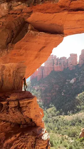 A post by @welcometoarizona on TikTok caption: One of the most beautiful places to hike! 🥾🌄 Have you ever been to Sedona, Arizona? 😍🧭 #SedonaArizona #ArizonaHikes #HikingHeaven #RedRockViews #WelcomeToArizona #BucketListHikes #TravelArizona #ExploreAZ #NatureLovers #DesertVibes #AZAdventure 