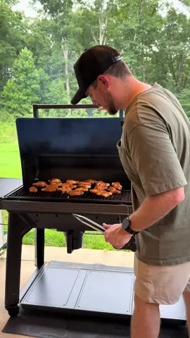 A post by @tylergrowthlife on TikTok caption: Smoked chicken wings on the Traeger #vlog #DayInTheLife #outdoorcooking #cookingvlog #traeger #fyp #traegergrills #lifestylevlog 