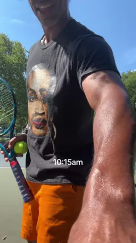 A post by @toureshow on TikTok caption: If you’re a 5.0 and you want to come play with us in Bk let me know! (No 4.5s please.) #tennis #brooklyn 