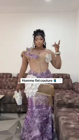 A post by @hommefinisacko on TikTok caption: Merci @♥️Rimma♥️Lolo♥️ pour la confiance 🧵🪡chez homme fini couture la maison des stars 