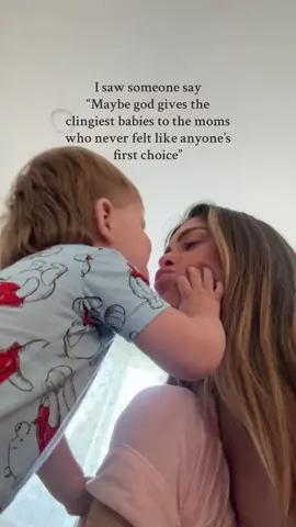 A post by @taylorfrankiepaul on TikTok caption: I’m his mom and I still get shocked when he wants me over everyone around. #clingy #clingybaby #momlife 