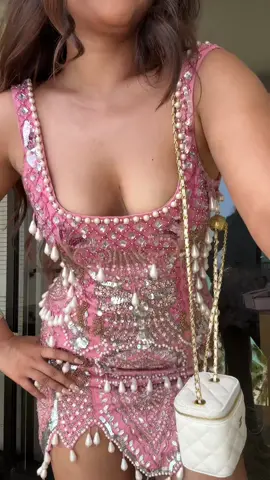 A post by @ on TikTok caption: vacation ootd 🌴🐚#ootdinspo #sequindress #goingoutoutfit #ibizaoutfits #vacationoutfits @asos 