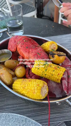 A post by @claudia.harrington on TikTok caption: Perhaps a lobster with a view of the Newport bridge?🦞 #lobster #castlehill #newenglandsummer #lobsterdinner #summerdinner #newportri #newport #rhodeisland 