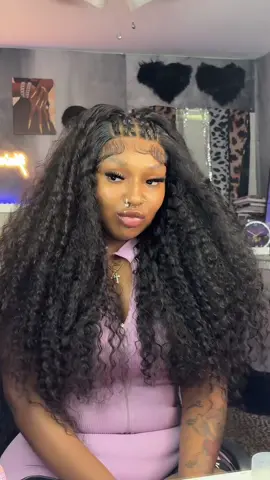 A post by @biffzy on TikTok caption: @OQHAIR @oqhairshop 7×5 glueless 180% density 30 inch deep wave wig 😱😍‼️ click the shopping cart link to purchase‼️💕😍
