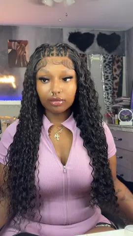 A post by @biffzy on TikTok caption: @OQHAIR @oqhairshop  7×5 glueless 180% density 30 inch deep wave wig 😱😍‼️ click the shopping cart link to purchase‼️💕