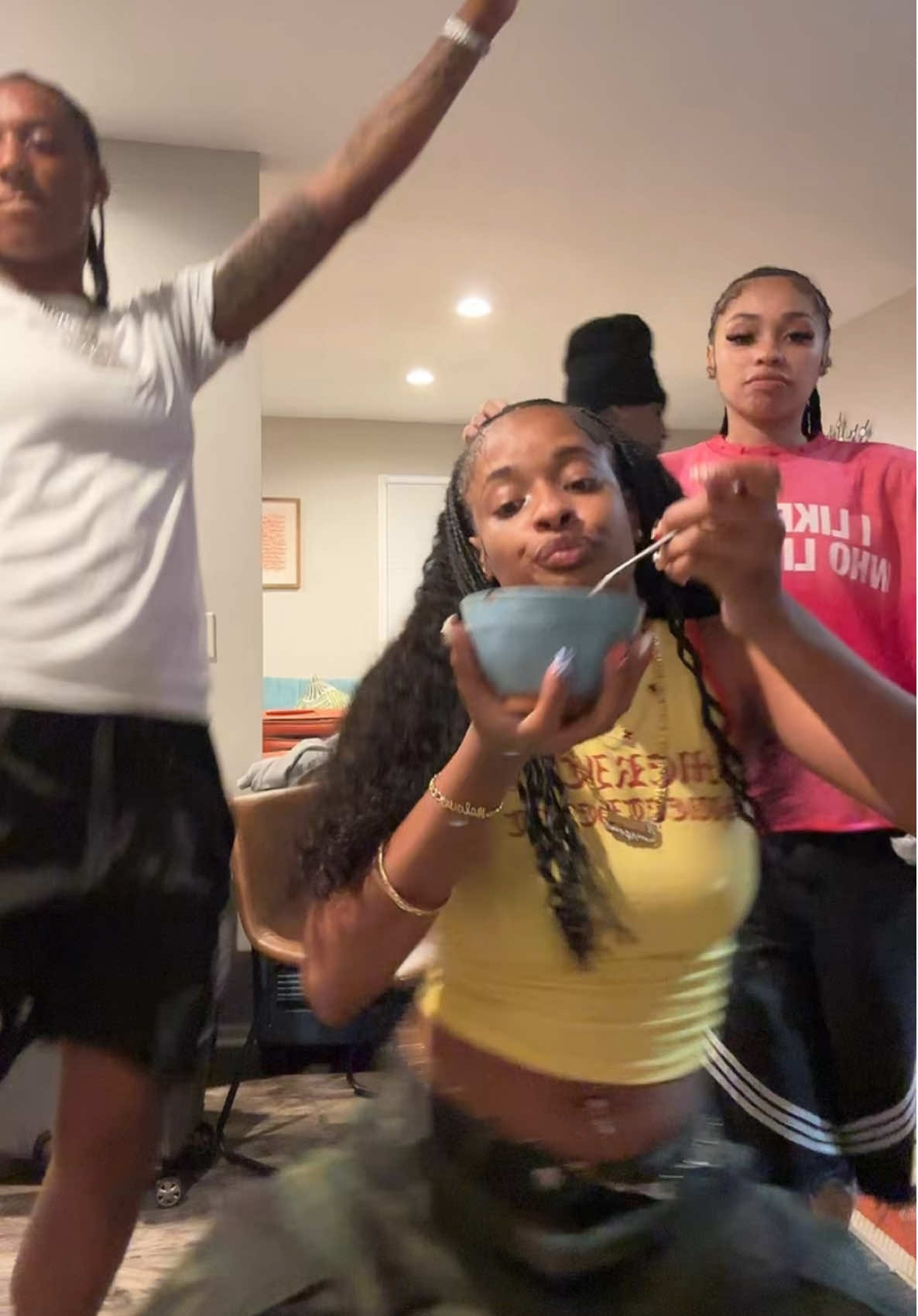 A post by @__therealnia on TikTok caption: cookout in the kitchen with it 😮 #fypシ #influencercity #therealnia 