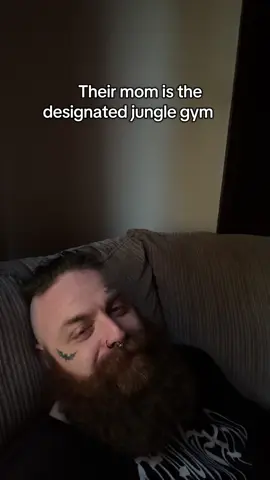 A post by @ironsanctuary on TikTok caption: The designated jungle gym. 