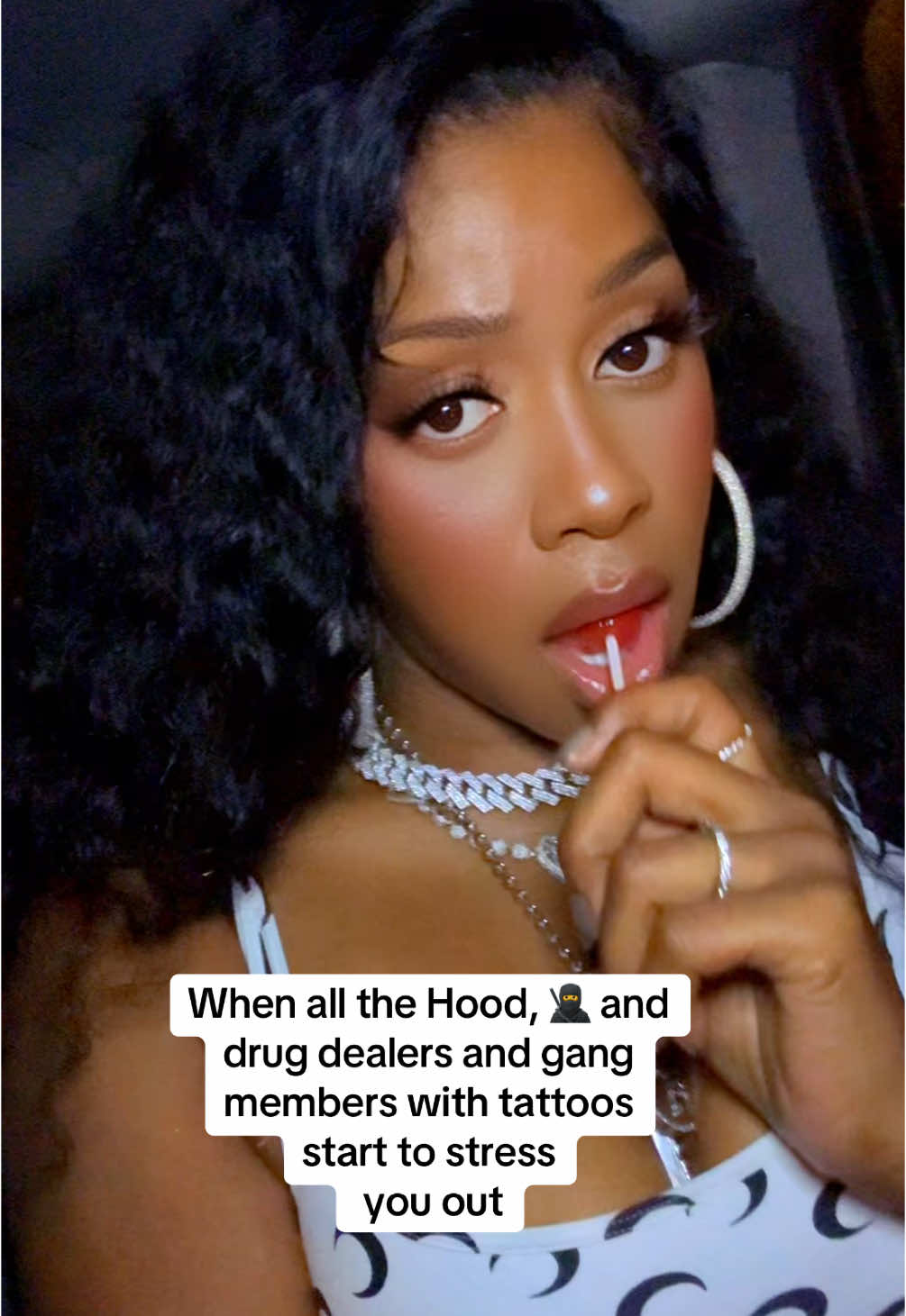A post by @conniedadiiamond on TikTok caption: Okay now we are tired man 😭 @Remy Ma #ConnieDiiamond #Remyma #ghettoandratchet #bluehair #Bronx #rockthebells #sickandtired #slizzyfeed #fyp 