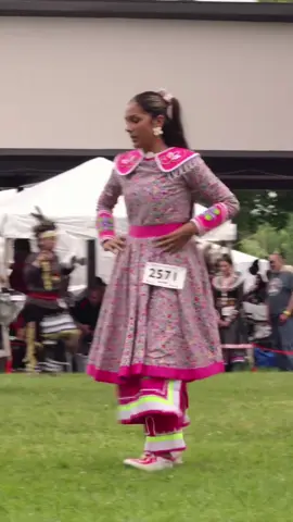 A post by @nativeamericancultures on TikTok caption: Teen Girl's Smoke Dance // Oneida Pow wow #halonamediaus #nativeamerican #indigenous #powwows #nativeamericanmusic #powwowtrail #cree #nativepride #comanche #cherokee #nativepeople #sioux #navajos #firstnations #history #dance #jingledress #culture #suite #viral #foryou #fpy 