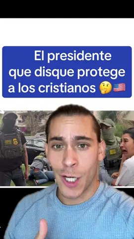 A post by @carlos_eduardo_espina on TikTok caption: Persecución brutal hacia los cristianos por parte del gobierno de Trump 🥺