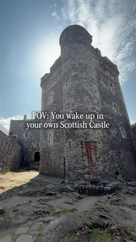 A post by @tartan_viking on TikTok caption: 🏰 Imagine waking up on a Monday morning in your very own Scottish Castle...  #tartanviking