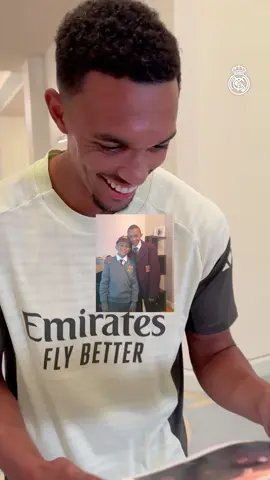 A post by @realmadrid on TikTok caption: 👶🔍😂 @Vini Jr. guessed them all... will Trent? #FIFACWC #RealMadrid 