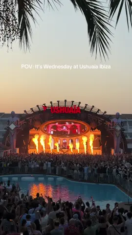 A post by @tomorrowland on TikTok caption: Who else likes Wednesday’s at @Ushuaïa Ibiza Official? #tomorrowland #festival #ElectronicMusic #ibiza 