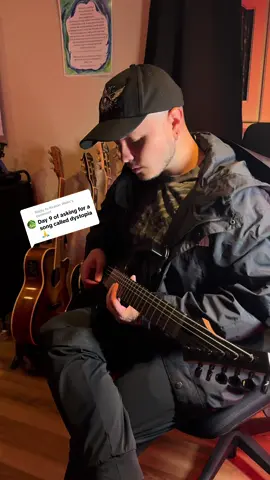 A post by @rjpasin on TikTok caption: Replying to @Keaton Wells song name : dystopia #metalcore #posthardcore #rjpasin 