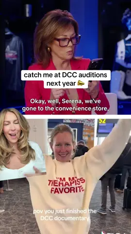 A post by @serenakerrigan on TikTok caption: MY DREAM COME TRUE! SEE YOU SOON KELLY!!!  #dcc #dallascowboys #dallascowboyscheerleaders #dallas #netflix #greenscreenvideo 
