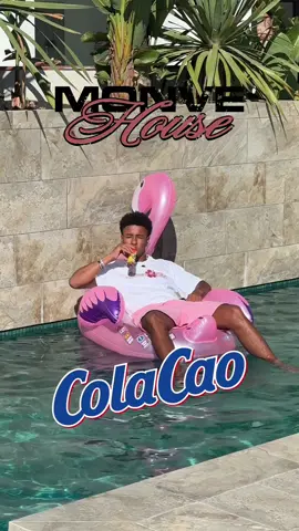 A post by @93maxime on TikTok caption: Que locura la @Monve 🏠 x @ColaCao Batidos, me lo he pasado demasiado bien😍🩵💛🩷