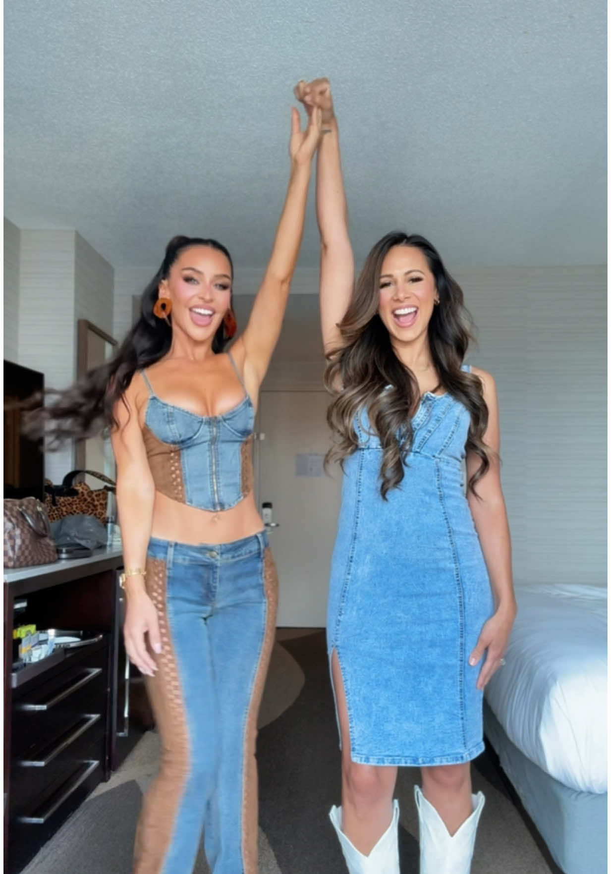 A post by @carlibybel on TikTok caption: What a night!!! Me and my bestie flew to Madison to see #morganwallen & #mirandalambert 🤩🤩 it was the BEST night ever♥️ #concertoutfit #countrymusic 