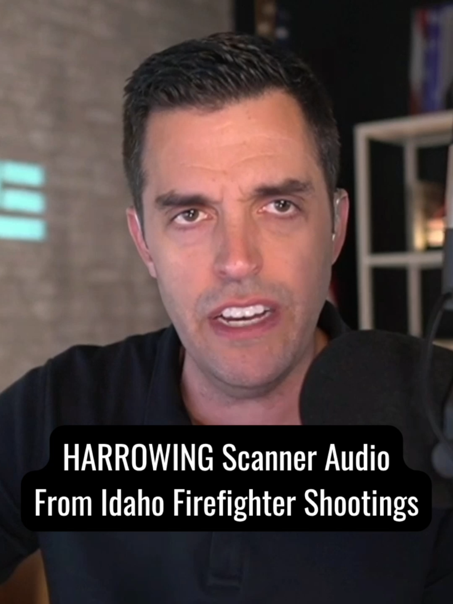 A post by @bonginoinc on TikTok caption: LISTEN: Harrowing scanner audio from Idaho firefighter shootings emerges... This is an absolute nightmare. #fyp #idaho #viral