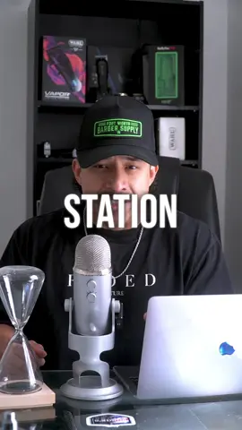 A post by @jorges_fades on TikTok caption: Wanna level up and work hair shows or collab with big brands? Start by cleaning your station.🧼💈 Professionalism starts with the basics—if your space is messy, they’ll assume your work is too. 👀 Clean tools, clean station, clean mindset = next level opportunities. #BarberCleanliness #ProfessionalBarber #BarberLevelUp #CleanBarberStation #BarberEtiquette #HairShowReady #BarberStandards #NextLevelBarbering