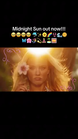 A post by @zaralarsson on TikTok caption: Have you watched it today????? #midnightsun #songofthesummer #NewMusic 