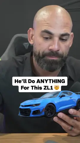 A post by @georgejsaliba on TikTok caption: Dude would do something crazy to buy a Corvette ZL1.  #carbuying #zl1 #carfinance #cartradein #carpayment #fy #fyp 