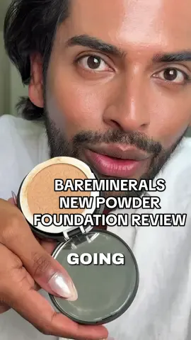 A post by @adityamadiraju on TikTok caption: Never thought I will buy into the propaganda of #powderfoundation ! Tried the NEW @bareMinerals Original Talc-Free Pressed Powder Foundation and my thoughts👇🏽 - very lightweight and blurring  - medium coverage but does not settle into the lines  - luminous blurred skinlike finish  - it’s easy and forgiving  - does not stay on top of skin but marries the skin and comfortable wear  - retails at $39 and I think it’s going to go a long way  - brilliant reformulation  #bareminerals #baremineralspowderfoundation #baremineralsoriginalpressedpowderfoundation #powerfoundation #newmakeup #foundation #BeautyTok #makeupreview #newmakeuplaunches2025 